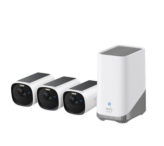 eufy Security eufyCam E40 3-Cam Kit (HomeBase 2)