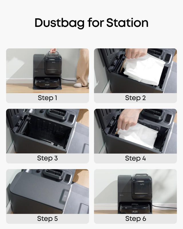 Pacchetto accessori eufy, Spazzola Laterale, Filtro, Spazzola Rotante per Robovac, Sacchetto della Polvere, Panno a Rullo, Filtro del Serbatoio dell'Acqua Sporca