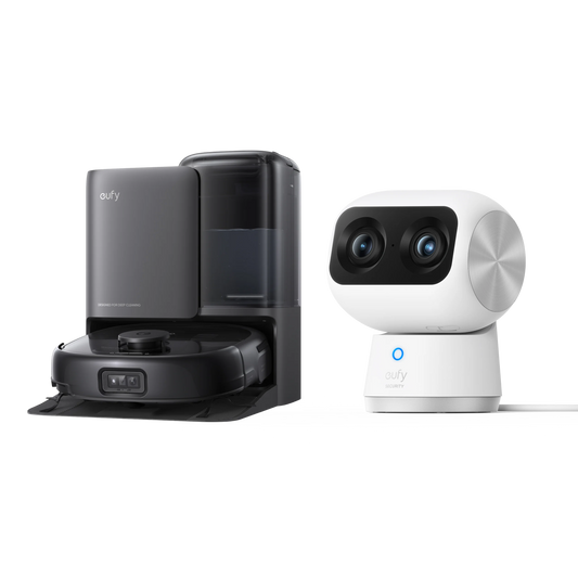 eufy Robot Vacuum Omni E25+Telecamera per interni S350