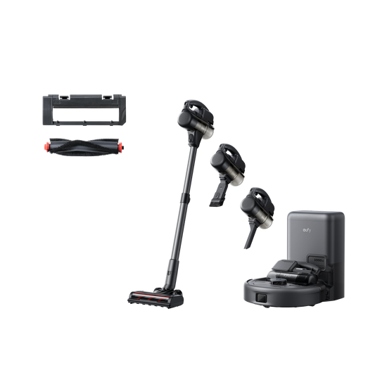 Robot Aspirapolvere 3-in-1 E20 eufy + eufy Spazzola rotante e protezione per la spazzola