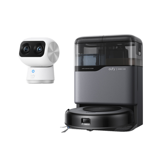 eufy Robot aspirapolvere Omni C20 +Telecamera per interni S350