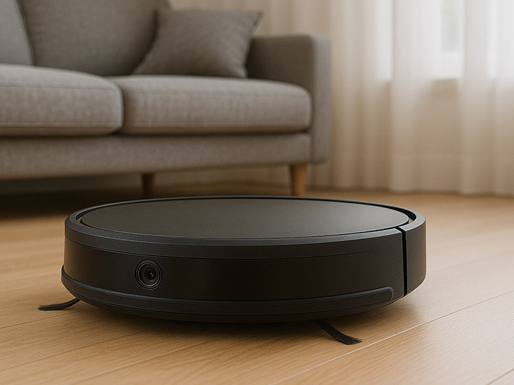 Robot aspirapolvere con telecamera