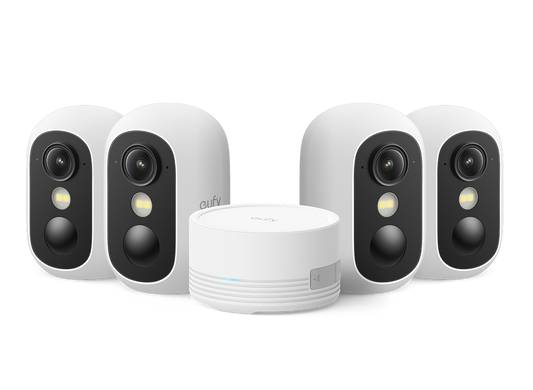 eufy Security eufyCam C35 Kit di 4 Cam wireless interna/esterna