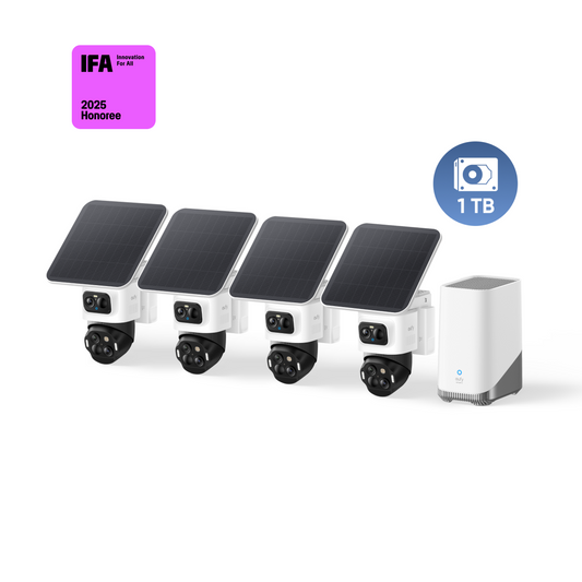 eufyCam S4 Kit 4 Telecamere + disco rigido da 1 TB