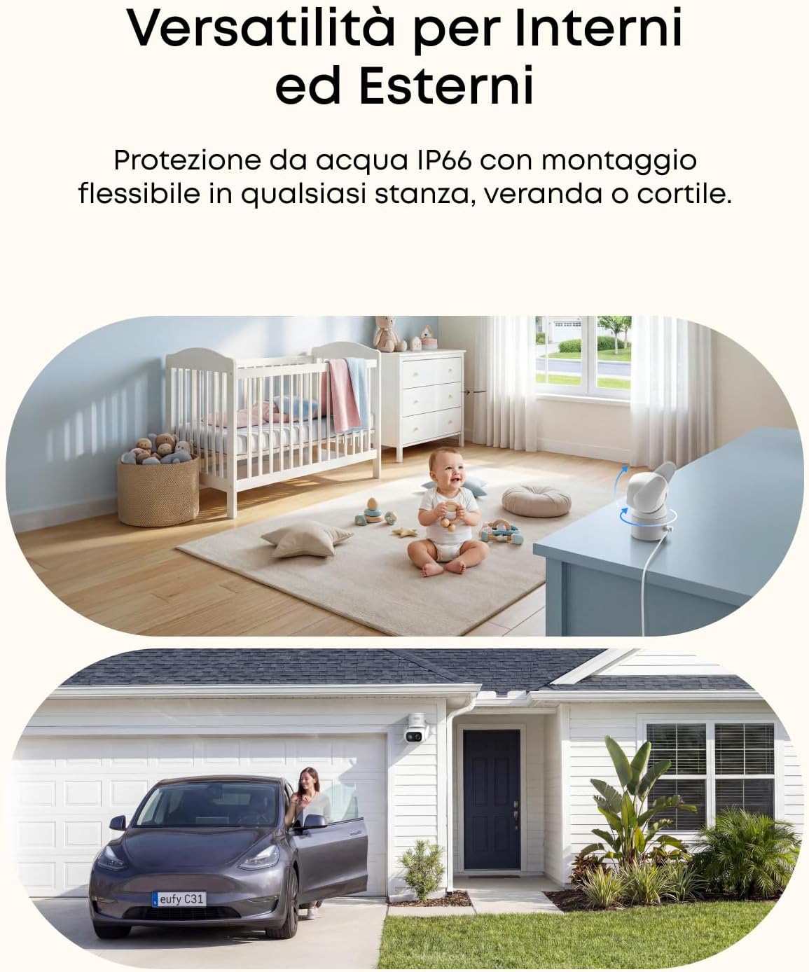 eufy Cam C31 Kit di 2 telecamere