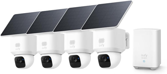 eufy Security Telecamera eufyCam, Kit da 4 con Pannello Solare