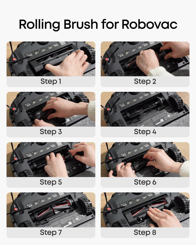 Pacchetto accessori eufy, Spazzola Laterale, Filtro, Spazzola Rotante per Robovac, Sacchetto della Polvere, Panno a Rullo, Filtro del Serbatoio dell'Acqua Sporca