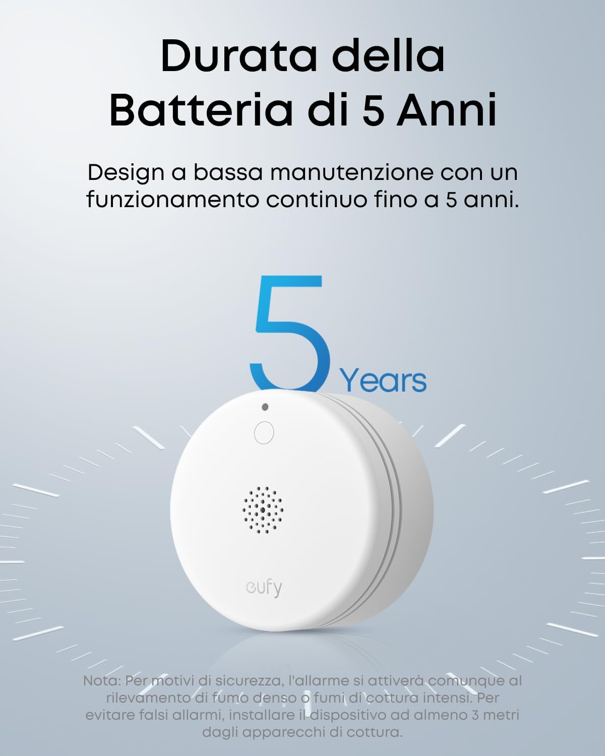 eufy E10 Rilevatore di Fumo