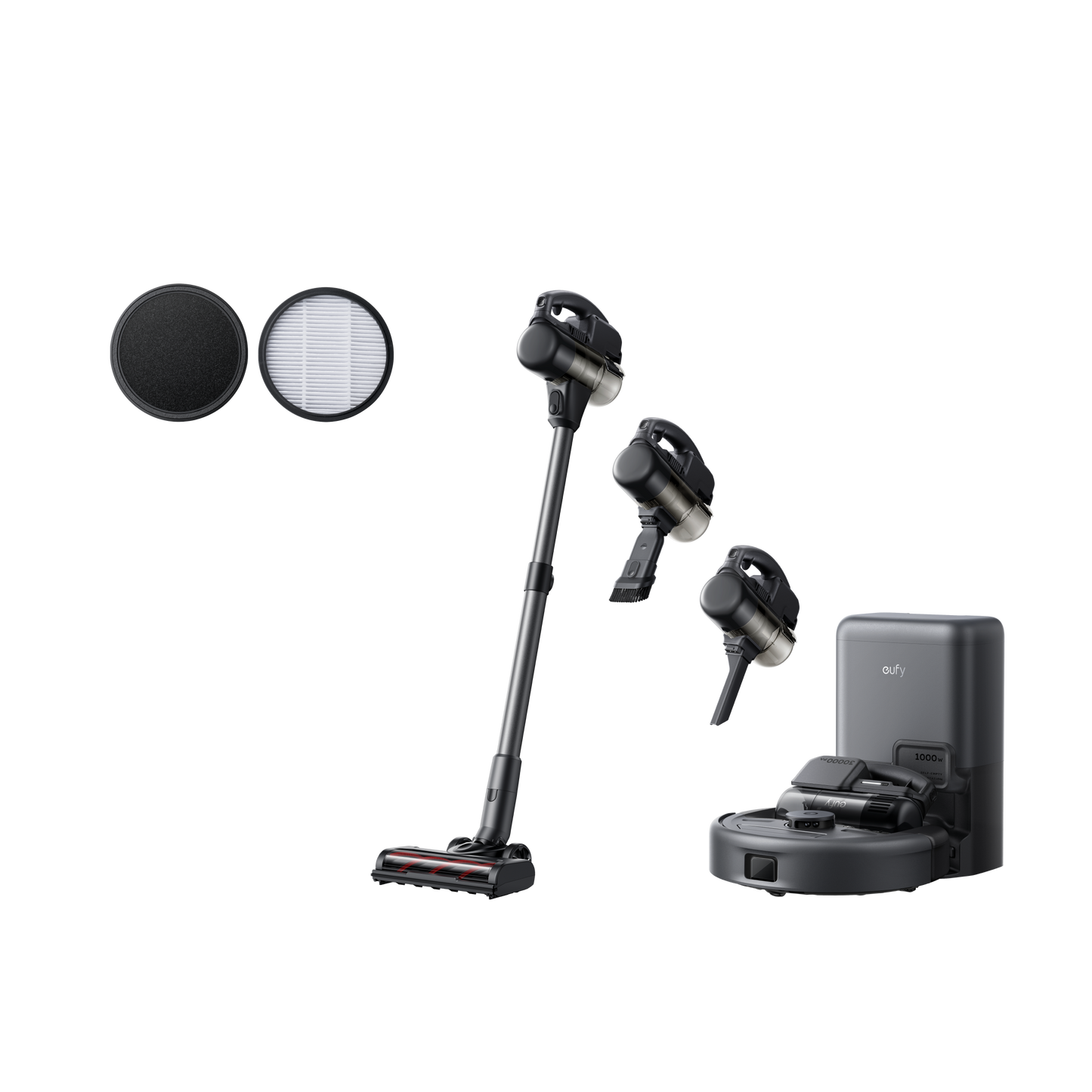 Robot Aspirapolvere 3-in-1 E20 eufy + eufy Filtro ad alta performance