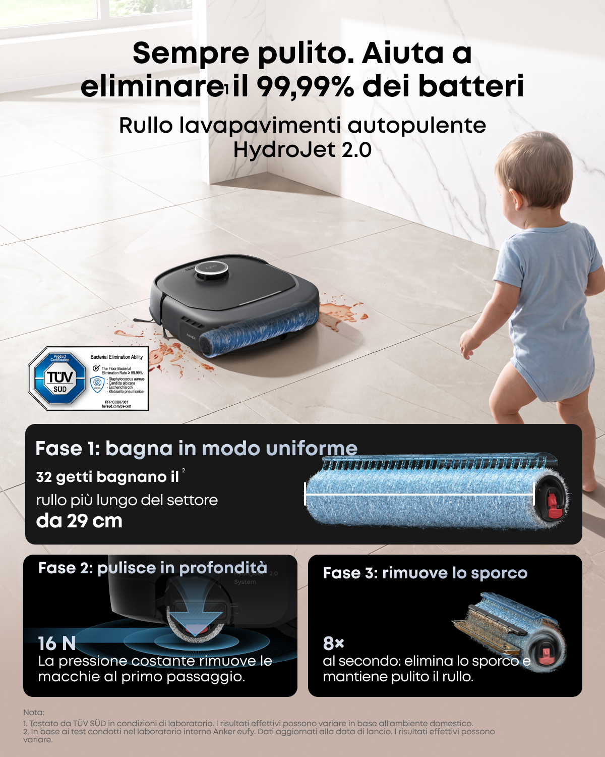Anker eufy Omni E35 Aspirapolvere/Lavapavimenti