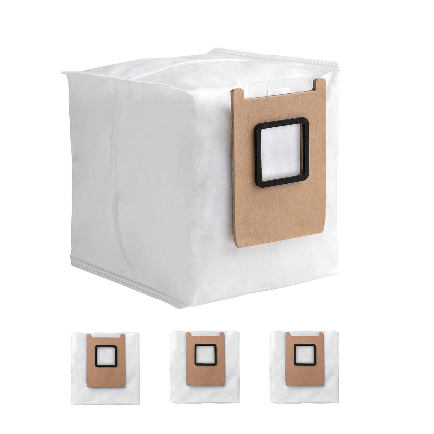 Sacchetto aspirapolvere eufy, 3 pezzi, 3 l, anti-perdita, filtrazione efficace, sicuro, compatibile con E25 ed E28