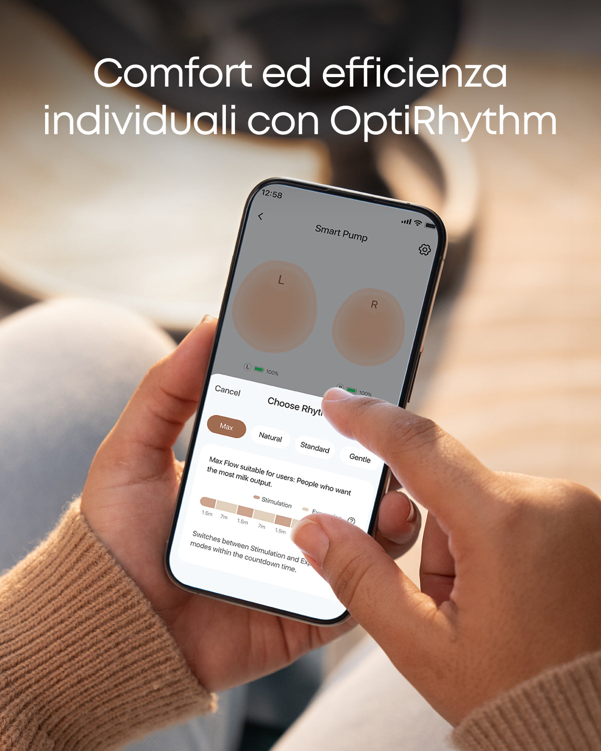 eufy S1 HeatFlow™ Tiralatte Indossabile Riscaldato