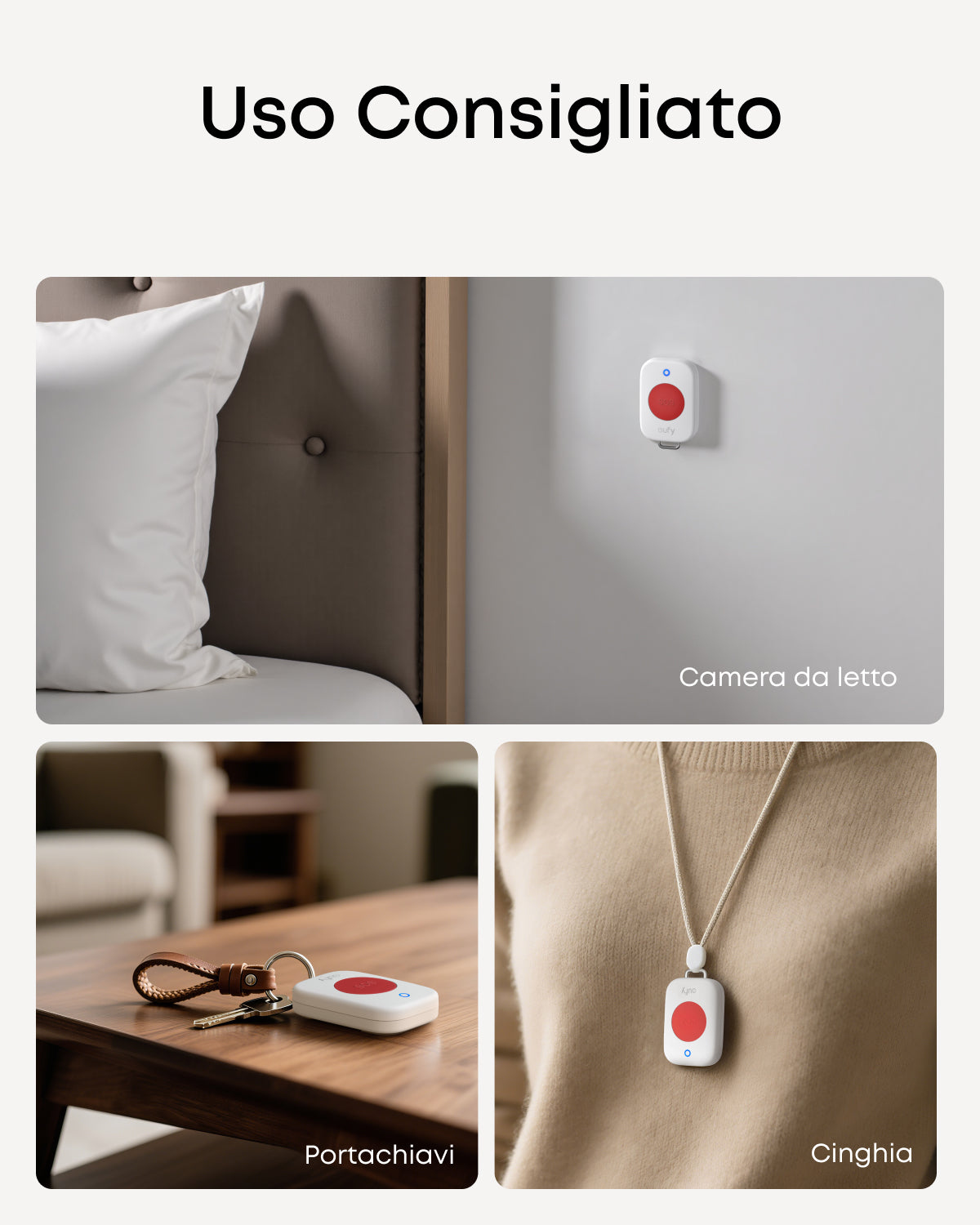 Pulsante di emergenza eufy E10