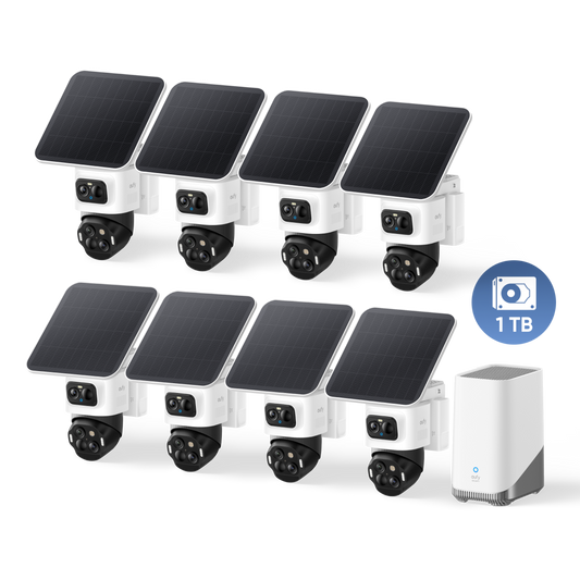 eufyCam S4 Kit 8 Telecamere(HomeBase S380)+1TB Hard Drive