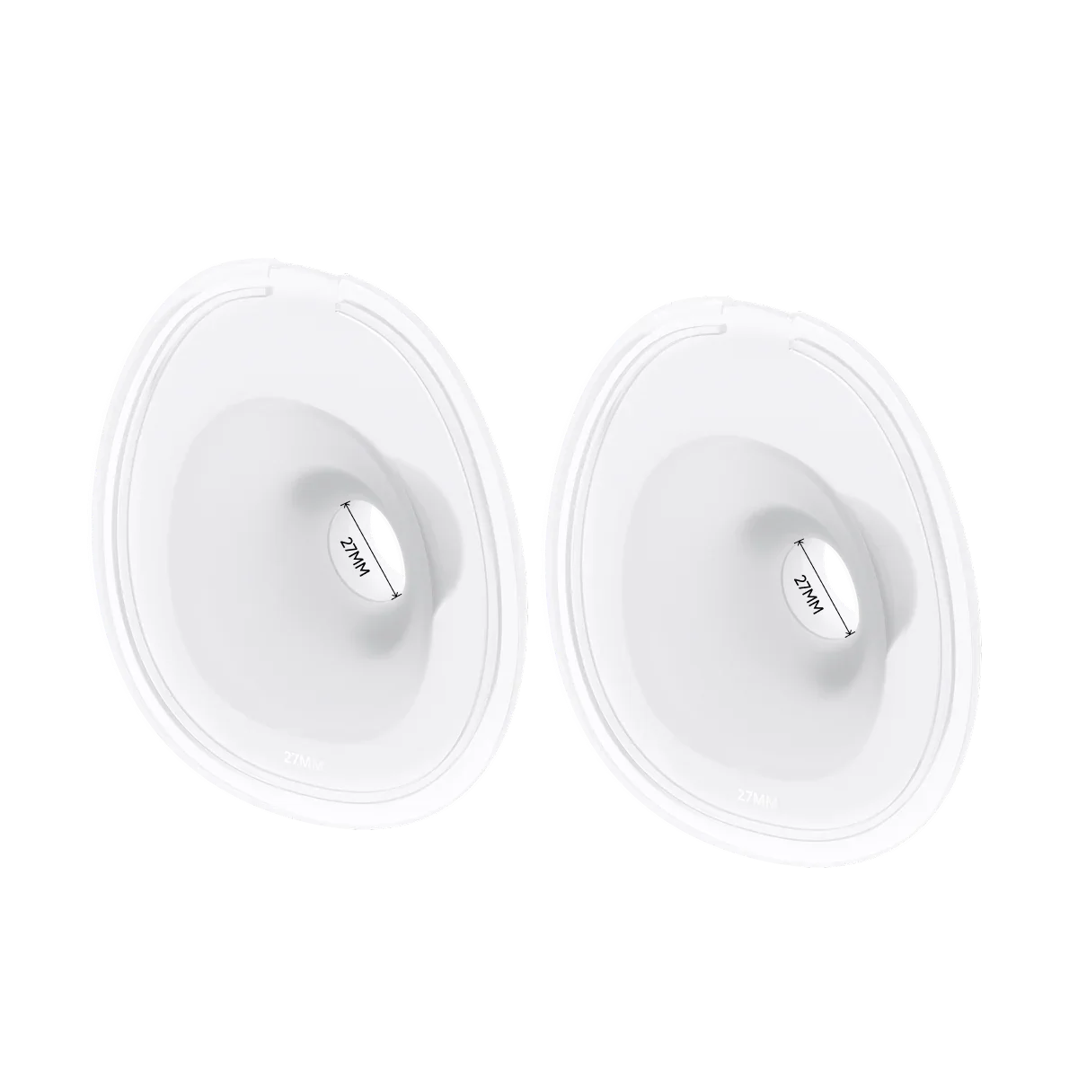 Flangia originale eufy da 27 mm (confezione da 2) per tiralatte portatile, resistente