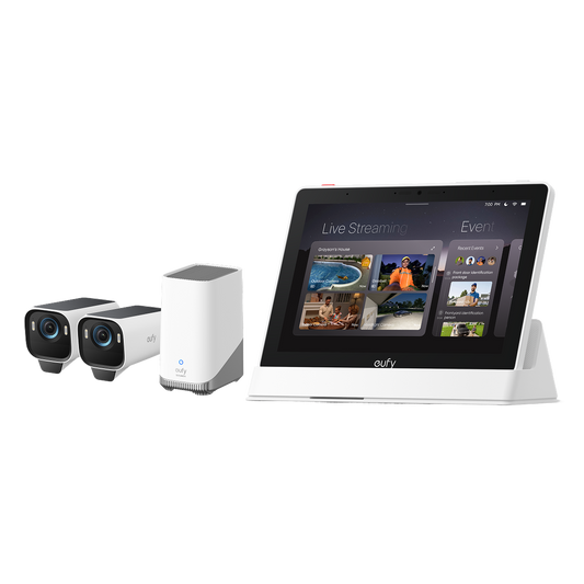 eufy Smart Display + eufyCam S3 Pro 2-Kamera-Set