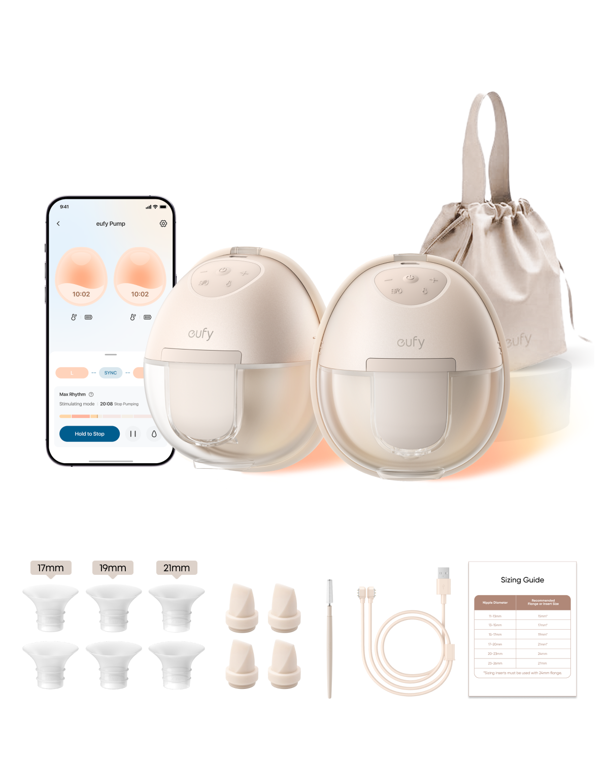 eufy S1 HeatFlow™ Tiralatte Indossabile Riscaldato